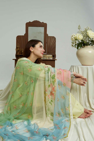 ZARA SHAH JAHAN - 3PC LAWN EMBROIDERED SHIRT WITH ORGANZA PRINTED DUPATTA AND TROUSER - HZG1554 ZARA SHAH JAHAN - 3PC LAWN EMBROIDERED SHIRT WITH ORGANZA PRINTED DUPATTA AND TROUSER - HZG1554