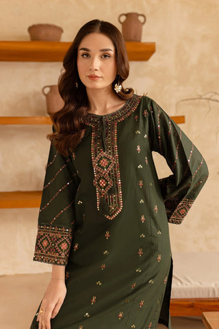 BATIK - 2PC LAWN EMBROIDERED SHIRT AND EMBROIDERED TROUSER - HZG2140
