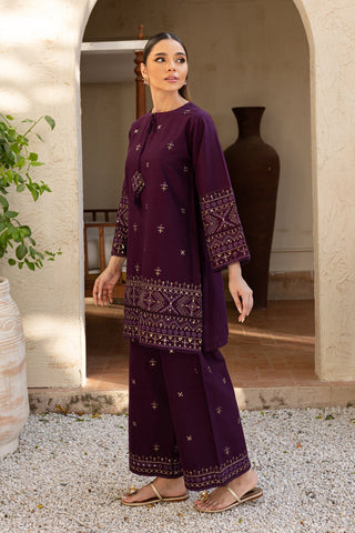 BATIK - 2PC DHANAK SEQUIN EMBROIDERED SHIRT AND SEQUIN EMBROIDERED TROUSER - HZG2009