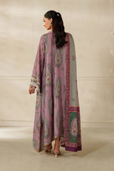 BAROQUE - 3PC KARANDI PRINTED SHIRT WITH KARANDI PRINTED SHAWL AND TROUSER - HZG3151