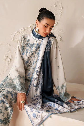 BAROQUE - 3PC VISCOSE PRINTED SHIRT WITH VISCOSE PRINTED DUPATTA AND TROUSER - HZU2518