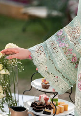 ELAF - 3PC LAWN EMBROIDERED SHIRT WITH CHIFFON PRINTED DUPATTA AND TROUSER - HZG2724