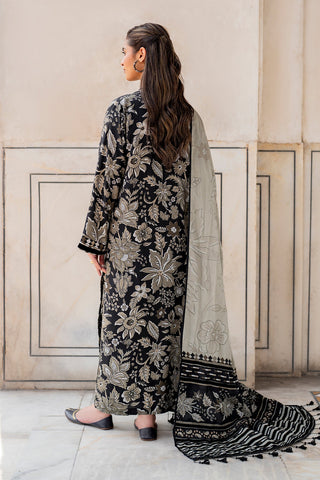 BAROQUE - 3PC KARANDI PRINTED SHIRT WITH PRINTED DUPATTA AND TROUSER - HZG1868