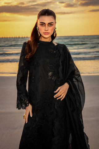 RANG RASIYA - 3PC LAWN EMBROIDERED SHIRT WITH ORGANZA EMBROIDERED DUPATTA AND TROUSER - HZG2162