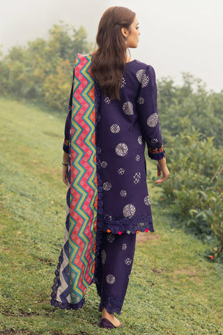 CHARIZMA - 3PC KARANDI PRINTED SHIRT WITH PRINTED DUPATTA AND TROUSER - HZG1858