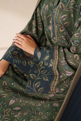 BAROQUE - 3PC VISCOSE PRINTED SHIRT WITH VISCOSE PRINTED DUPATTA AND TROUSER - HZU2520