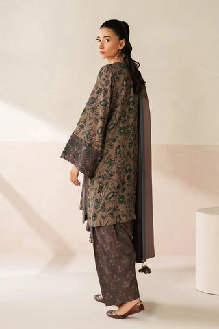 BAROQUE - 3PC VISCOSE PRINTED SHIRT WITH VISCOSE PRINTED DUPATTA AND TROUSER - HZU2522