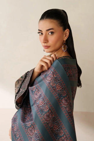 BAROQUE - 3PC VISCOSE PRINTED SHIRT WITH VISCOSE PRINTED DUPATTA AND TROUSER - HZU2522