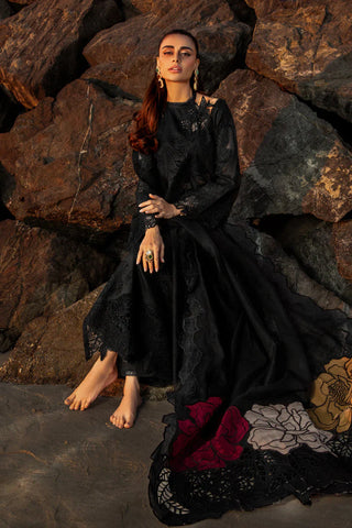 RANG RASIYA - 3PC LAWN EMBROIDERED SHIRT WITH ORGANZA EMBROIDERED DUPATTA AND TROUSER - HZG2162