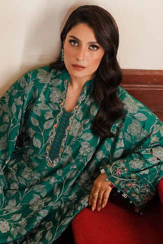 CROSS STITCH - 3PC LAWN EMBROIDERED SHIRT CHIFFON EMBROIDERED DUPATTA AND TROUSER - HZG1803