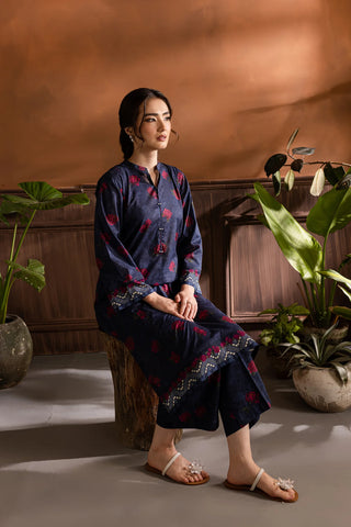 BATIK - 2PC KARANDI PRINTED SHIRT WITH KARANDI PRINTED TROUSER - HZG1816