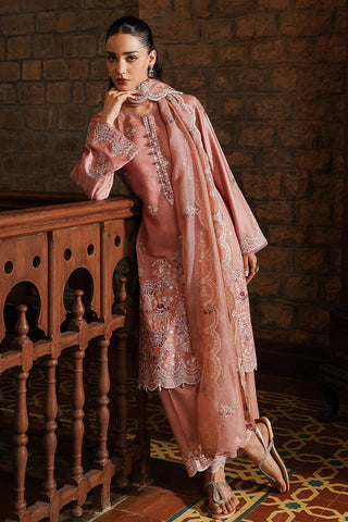 CROSS STITCH - 3PC LAWN EMBROIDERED SHIRT WITH CHIFFON EMBROIDERED DUPATTA AND TROUSER - HZG1892