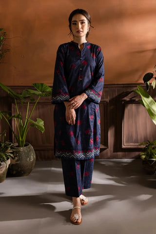 BATIK - 2PC KARANDI PRINTED SHIRT WITH KARANDI PRINTED TROUSER - HZG1816