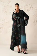 BAROQUE - 3PC KARANDI PRINTED SHIRT WITH KARANDI PRINTED SHAWL AND TROUSER - HZG3153