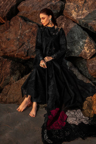 RANG RASIYA - 3PC LAWN EMBROIDERED SHIRT WITH ORGANZA EMBROIDERED DUPATTA AND TROUSER - HZG2162