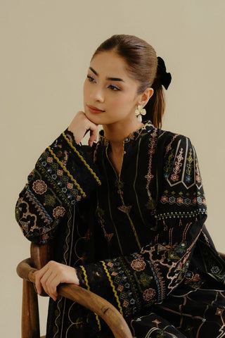 ZARA SHAH JAHAN - 3PC LAWN EMBROIDERED SHIRT WITH CHIFFON EMBROIDERED DUPATTA AND TROUSER - HZG2280
