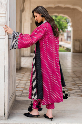 BAROQUE - 3PC KARANDI PRINTED SHIRT WITH PRINTED DUPATTA AND TROUSER - HZG1891