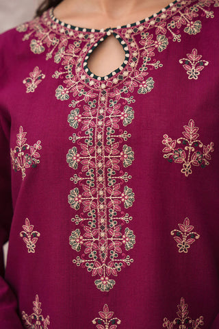 JAZMIN - 3PC LAWN EMBROIDERED SHIRT WITH MANAAR PRINTED DUPATTA AND TROUSER - HZG1399
