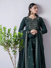 ZAIB - 3PC LAWN EMBROIDERED SHIRT WITH LAWN EMBROIDERED DUPATTA AND TROUSER - HZG2658
