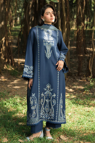 YARDS - 3PC LAWN EMBROIDERED SHIRT WITH CHIFFON EMBROIDERED DUPATTA AND TROUSER - HZG2303