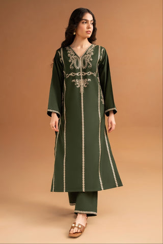 BATIK - 2PC LAWN EMBROIDERED SHIRT AND EMBROIDERED TROUSER - HZG2085