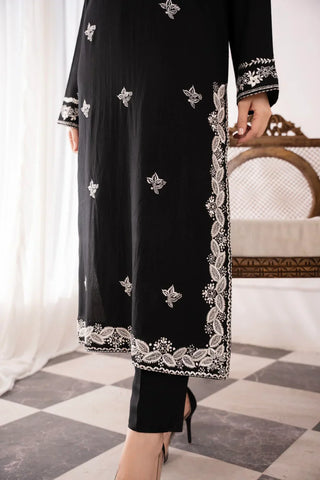 BATIK - 3PC LAWN EMBROIDERED SHIRT WITH CHIFFON DUPATTA AND TROUSER - HZG2081