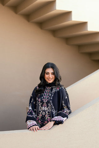 FLORENT - 3PC LAWN EMBROIDERED SHIRT WITH COTTON NET EMBROIDERED DUPATTA AND TROUSER - HZG2198