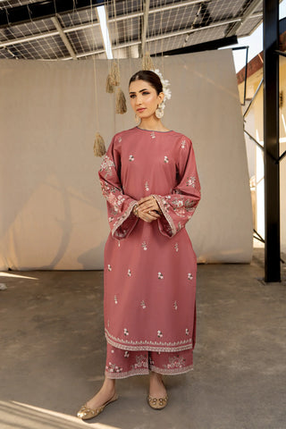 URGE - 2PC LAWN EMBROIDERED SHIRT WITH LAWN EMBROIDERED TROUSER - HZG1909