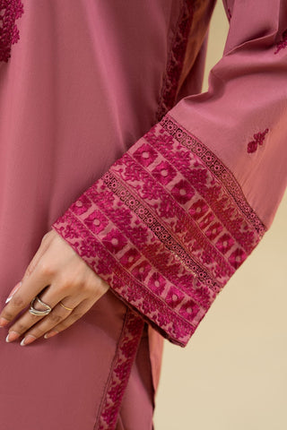 LAZULI - 2PC KHADDAR EMBROIDERED SHIRT AND TROUSER - HZU2467