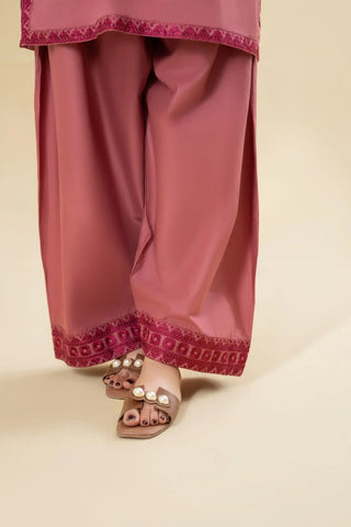 LAZULI - 2PC KHADDAR EMBROIDERED SHIRT AND TROUSER - HZU2467