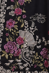 ETHNC - 2PC DHANAK EMBROIDERED SHIRT WITH TROUSER - HZG3184