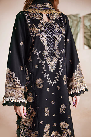 FLORENT - 3PC LAWN EMBROIDERED SHIRT WITH CHIFFON EMBROIDERED DUPATTA AND TROUSER - HZG1975