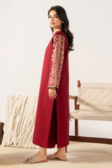 BATIK - 2PC DHANAK EMBROIDERED SHIRT WITH TROUSER - HZG2606