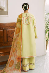 ZARA SHAH JAHAN - 3PC LAWN EMBROIDERED SHIRT WITH PRINTED DUPATTA AND TROUSER - HZG1576