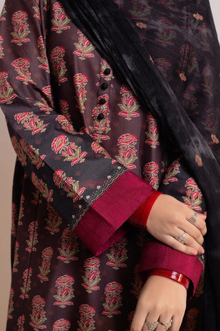 ZARA SHAH JAHAN - 3PC LAWN PRINTED SHIRT WITH CHIFFON PRINTED DUPATTA AND TROUSER - HZG1539