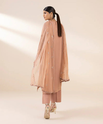 SAPPHIRE - 3PC LAWN SEQUEN EMBROIDERED SHIRT WITH CHIFFON SEQUEN EMBROIDERED DUPATTA AND TROUSER - HZG2069