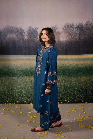 URGE - 2PC LAWN EMBROIDERED SHIRT AND EMBROIDERED TROUSER - HZG2144