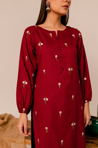 BATIK - 2PC LAWN EMBROIDERED SHIRT WITH EMBROIDERED TROUSER - HZG1718