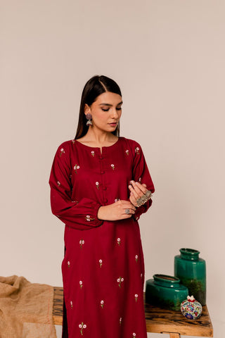 BATIK - 2PC LAWN EMBROIDERED SHIRT WITH EMBROIDERED TROUSER - HZG1718