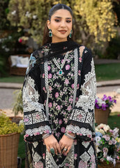 ELAF - 3PC LAWN EMBROIDERED SHIRT WITH CHIFFON PRINTED DUPATTA AND TROUSER - HZG2682