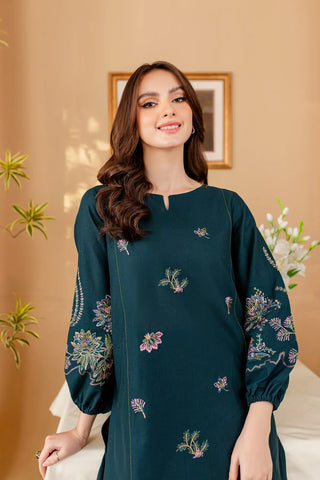 BATIK - 2PC LAWN EMBROIDERED SHIRT WITH LAWN EMBROIDERED TROUSER - HZG1738