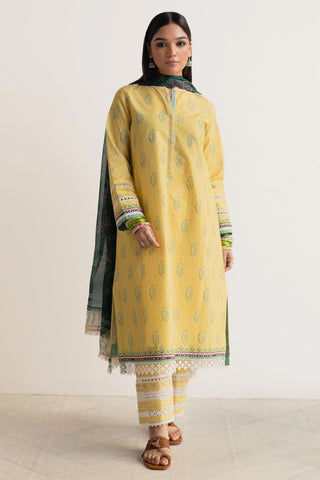 ZARA SHAH JAHAN - 3PC LAWN PRINTED SHIRT WITH CHIFFON PRINTED DUPATTA AND TROUSER - HZG1535